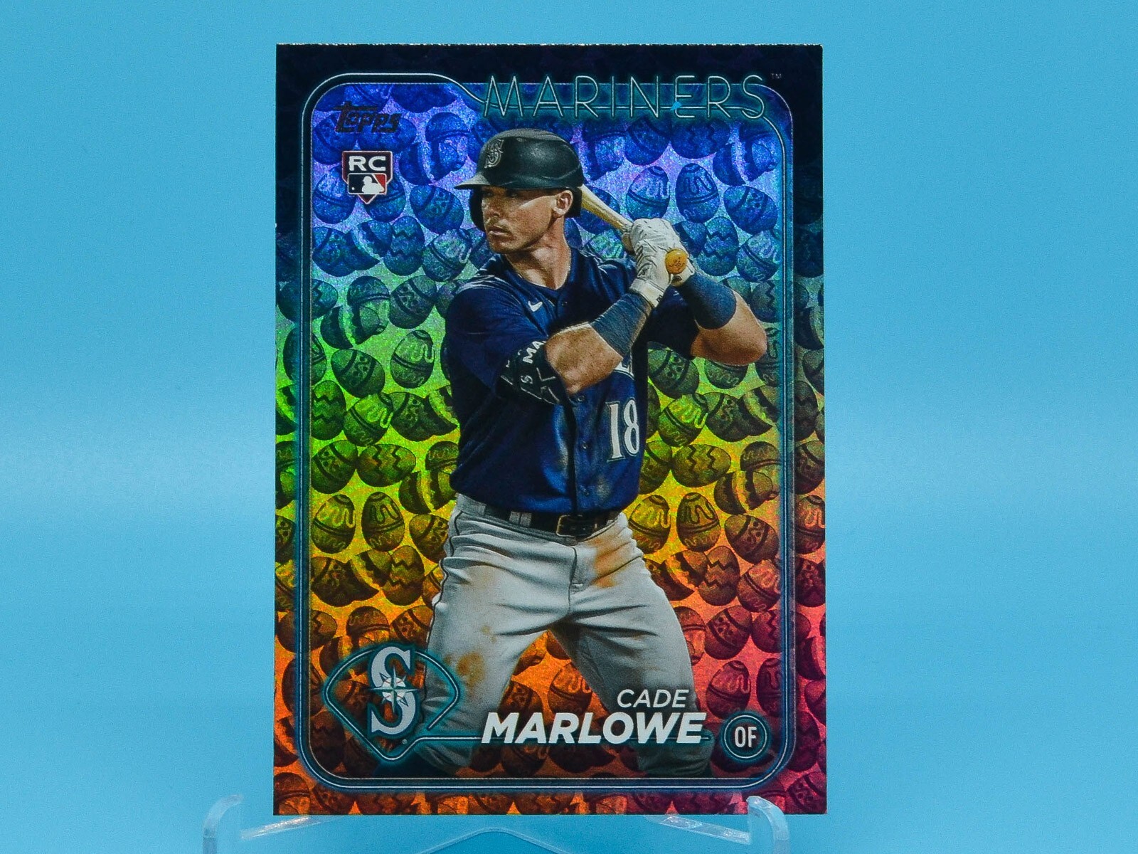 MLB Topps 2024 Series 1 CADE MARLOWE Eggs Parallel Foil #286 RC Seattle Mariners