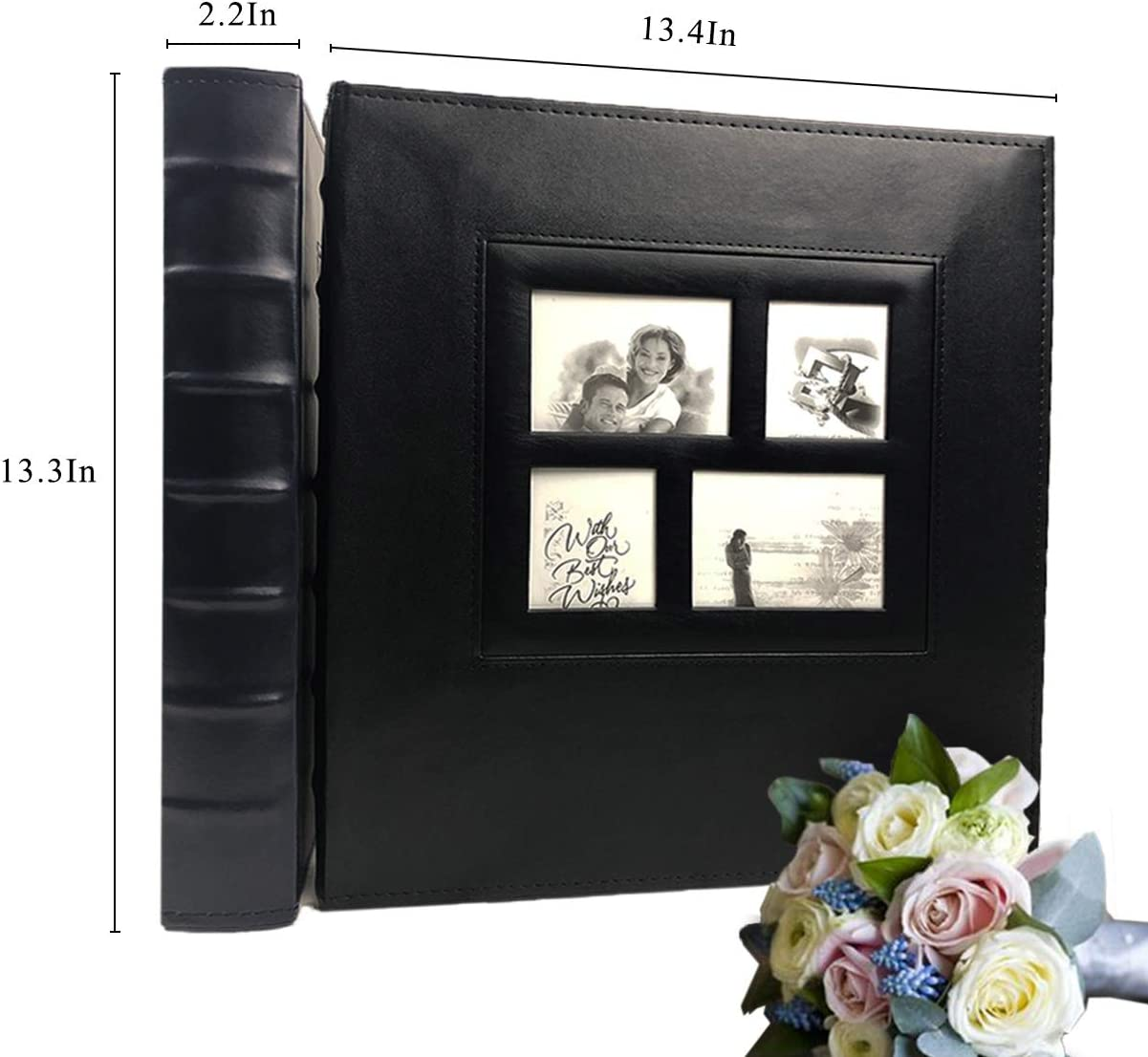 Photo Album Self Adhesive DIY Scrapbook 60 Pages 13.3 X 13.4 (Inches) A eBay