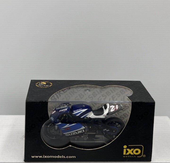 1:24 SUZUKI GSV-R #21 T.HOPKINS MOTOGP 2003 RAB070 IXO MODELS | eBay