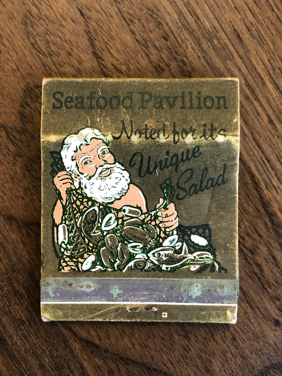 Vintage Nick's Seafood Pavilion Restaurant Matchbook, Yorktown VA