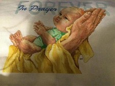 Janlynn IN PRAYER FOREVER 023-0378 STAMPED CROSS STITCH KIT 14" X 11"