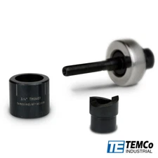 TEMCo TH0407 - 3/4" Actual Hole Size Knockout Punch Unit with Manual Draw Stud