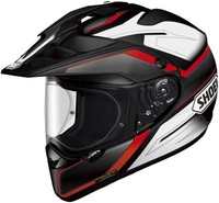 Shoei Hornet X2 Seeker Dualsport Adult Helmet, Tc-1/black/white/red, Xs on sale Shoei Hornet X2 Seeker Dualsport Adult Helmet, Tc-1/black/white/red, Xs on sale