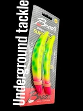 BRAD’S 2-Pack Super Bait Original UV “Rotten Banana”  *RARE*