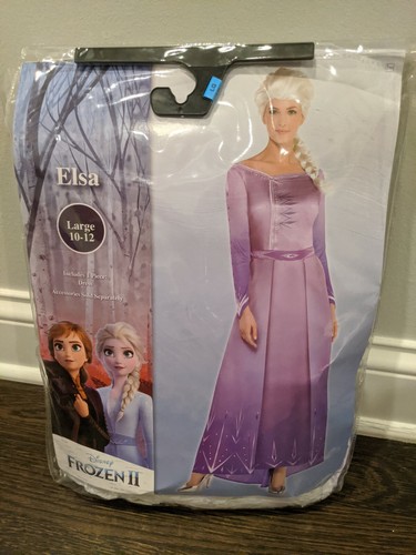 New Disney Frozen 2 Elsa Purple Costume 