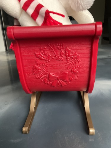 Hallmark Jingle Pals 2016 Twinkling Sleigh Ride Snowman Lights Music Motion - Picture 9 of 14