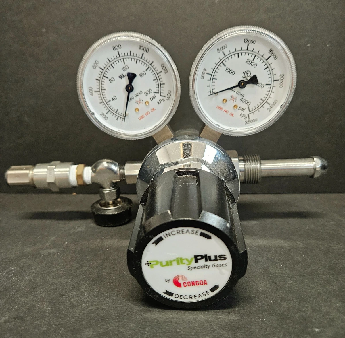 Regolatore CO2 Concoa Monofase 40 Psi &ndash; Modello 8069675-01-1, Open Box