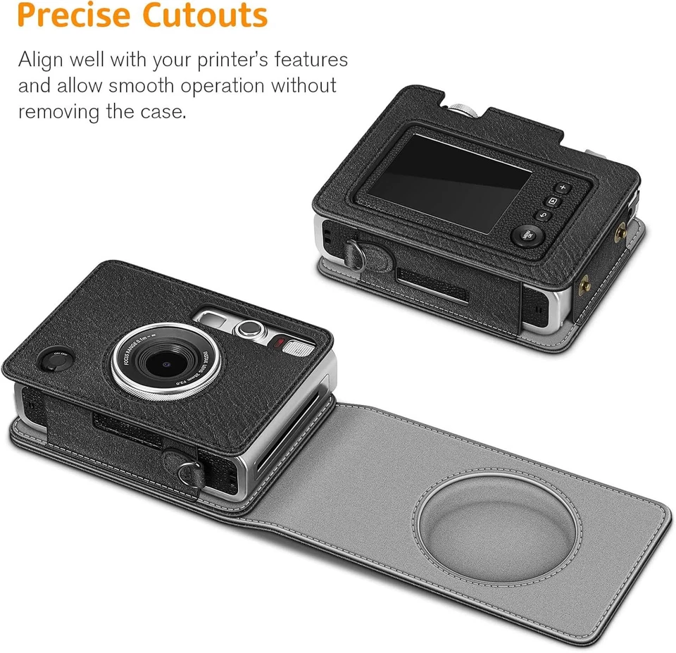 Funda para Fujifilm Instax Mini EVO Cámara Bolsa Cubierta con Correa Ajustable Extraíble Foto 3 de 4