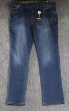 Kenneth Cole New York Men's Stretch Denim Slim Fit Jeans Size 38 X 32 MSRP 79