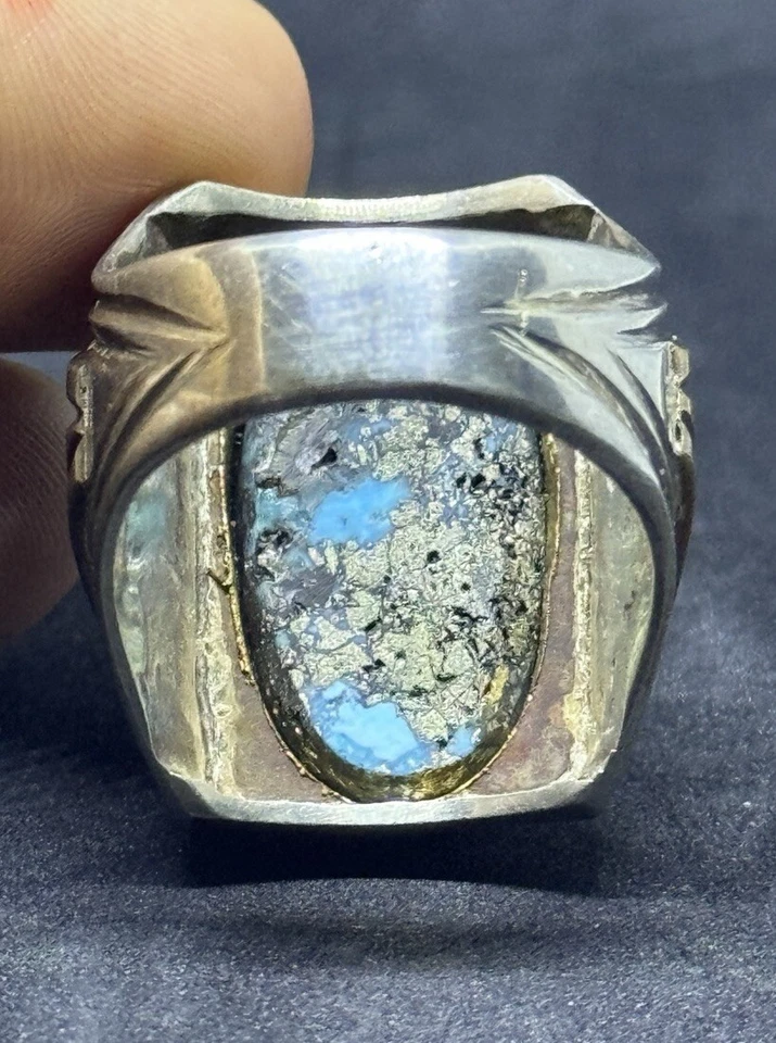 Impresionante anillo turquesa plata de ley 925 Foto 4 de 4
