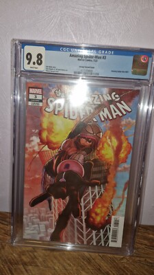 AMAZING SPIDER-MAN #3 1:100 UESUGI VARIANT 1ST SAKURA SPIDER COVER CGC 9.8