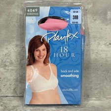 Playtex 18 Hour Smoothing Wireless Bra with Cool Comfort 4049, Rose Blush 38B