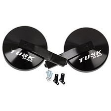 Alloy UTV Mirror Kit w/A Pillar Mounts Pair of Rearview Mirrors with Black