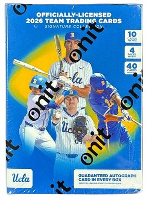 2026 Onit Athlete Spring Sports Signature Series UCLA Baseball Platinum Box