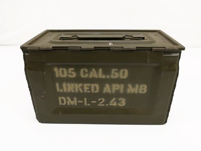 #7 US Ammunition Box CAL .50 M2 Munitionskiste Ammo Metallkiste Gurtkasten