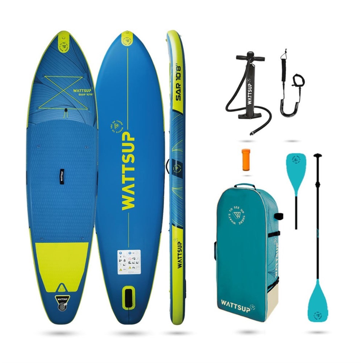 Paddle WATTSUP SAR 10'8 résistant pour éviter les chutes et naviguer facilement