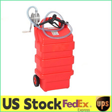 16 Gallon Portable Fuel Tank Wmanual Pump10ft Hose Gas Caddy For Lawn Mowers 16 Gallon Portable Fuel Tank Wmanual Pump10ft Hose Gas Caddy For Lawn Mowers