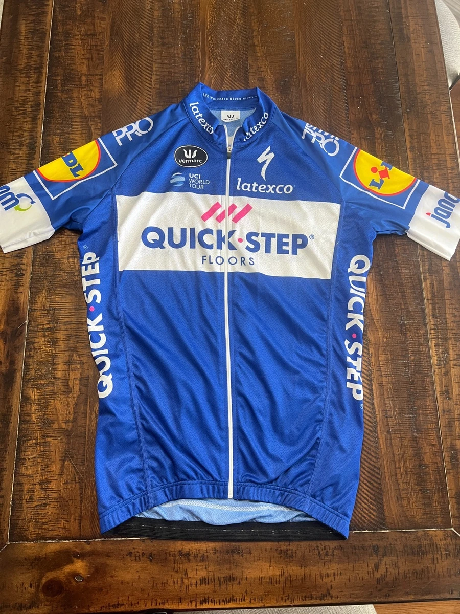 サイン入り Quick-Step アルファヴィニール サイクルジャージ XS サイン入り Quick-Step アルファヴィニール サイクルジャージ XS