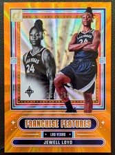 2025 Panini Donruss WNBA - Franchise Features Jewell Loyd #9 Orange Laser /399