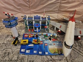 Lego City Airport 3178, 3181, 3182 Lot. 100% Instructions, No BOX, Smoke Free