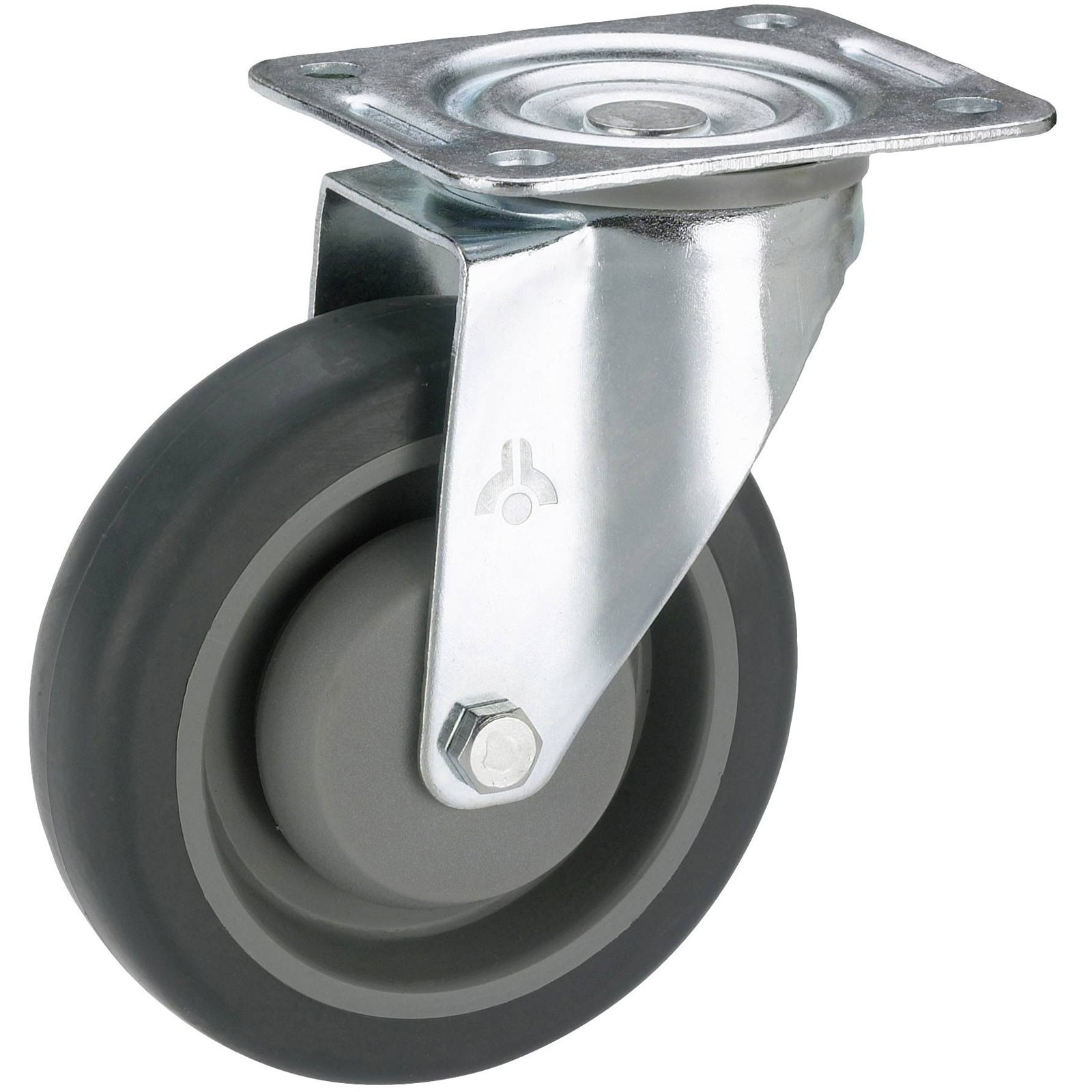 Dörner + helmer Swivel Wheel 100mm 150kg Load Capacity Galvanised