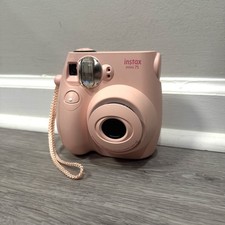 FUJI FILM INSTAX MINI7S Instant Camera PINK TESTED  WORKING
