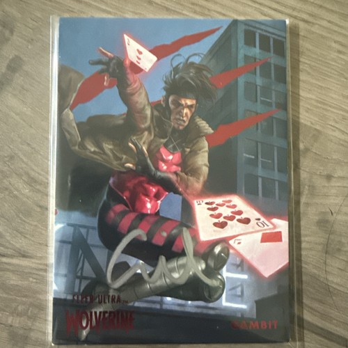 Gambit [Red Auto] #56 Marvel 2023 Fleer Ultra Wolverine Animation Cel card