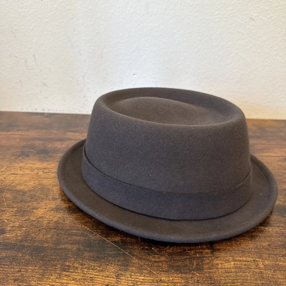 Sombrero para pastel de cerdo Kangol Litefelt marrón XL hecho en EE. UU. fieltro de lana ¡Excelente a nuevo! Foto 3 de 4