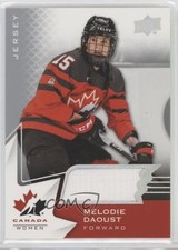 2020 Upper Deck Team Canada Juniors Women's WC Jerseys Melodie Daoust #63 08i7