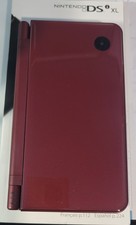 Nintendo DSi XL Handheld System Burgundy Wine Red Console And Charger