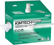 Kimtech Kimwipes White Non-Silicone Lens Cleaning Station - 560 Tissues/Towelett