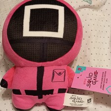 YuMe Squid Game Guard Pink Plush Toy Netflix Squid Game Collectible