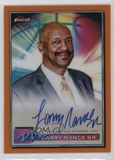 2021 Topps Finest Orange Refractor 11/25 Larry Nance #FA-LN Auto 4g8