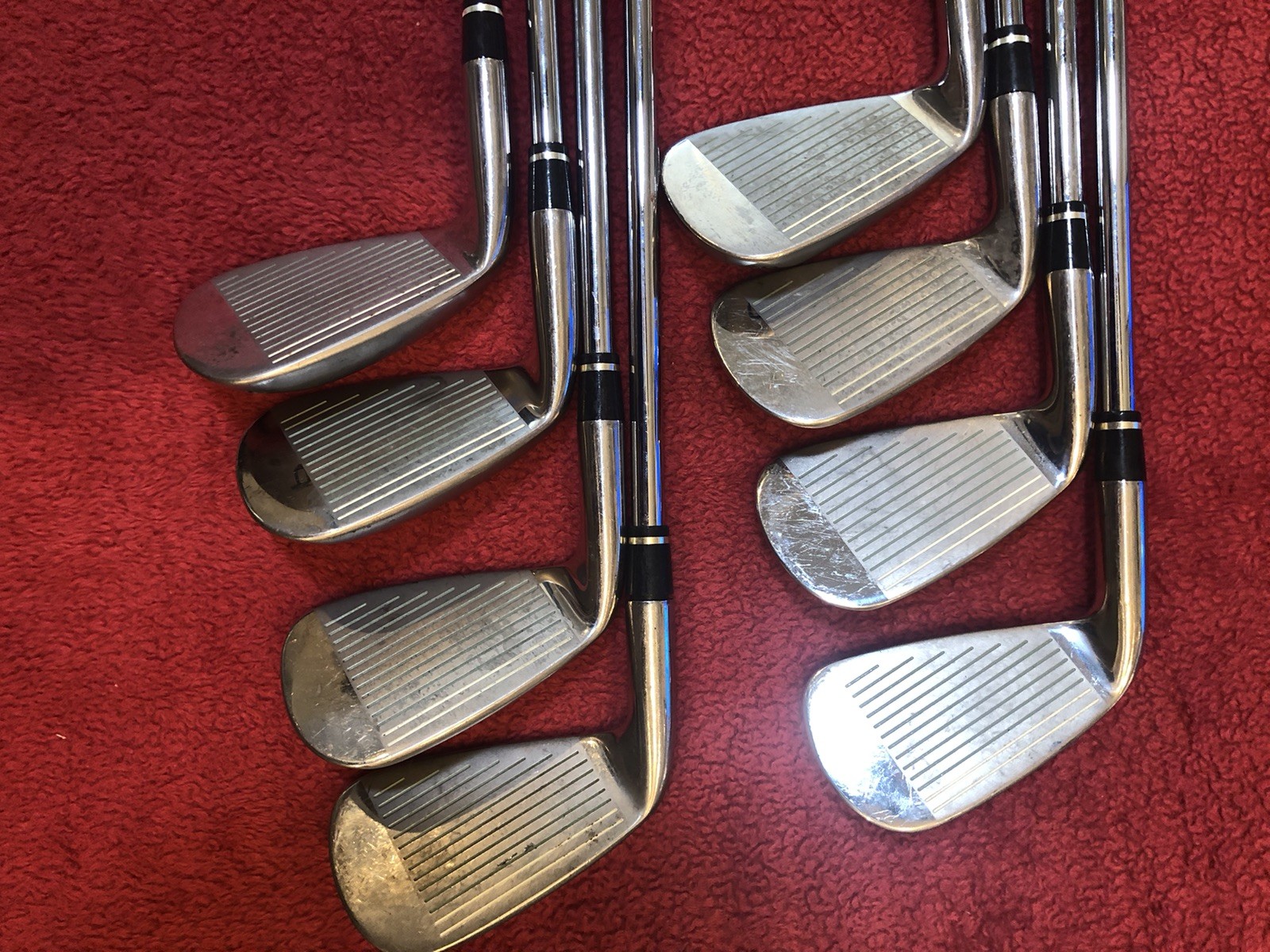 Nike NDS Iron Set 3-PW UNIFLEX True Temper Steel Shafts  All Original Nike Grips