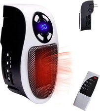 Portable Mini Space Heater with Remote Control Fast Heating Electric Warmer for