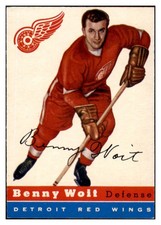 1954 TOPPS #  9 BENNY WOIT RED WINGS EX-MT SET BREAK 486651 (KYCARDS)