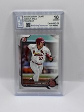 2022 Bowman Draft Joshua Baez Rookie Graded M...