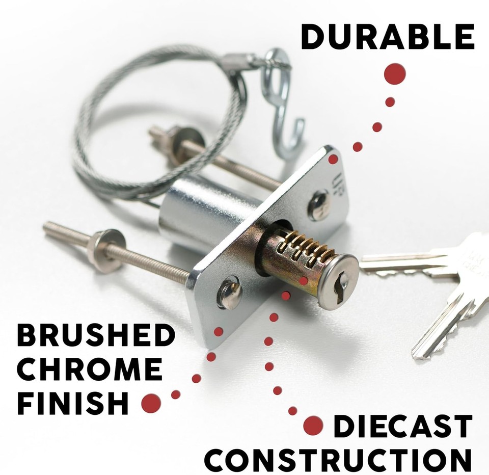 Emergency Release Lock Kit, Universal Garage Door Emergency Release ...