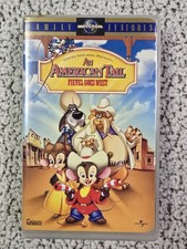 An American Tail Fievel Goes West VHS, 1998 Steven Spielberg Hard Clamshell