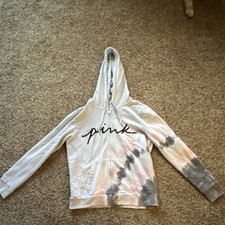 Victoria's Secret Pink Zip-Up Hoodie Size Medium