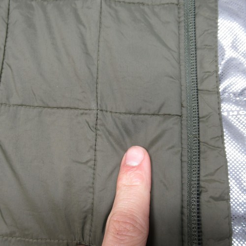 Columbia TurboDown Jacket Mens Large Green Omni Heat Puffer Insulated Full Zip - Picture 9 of 13
