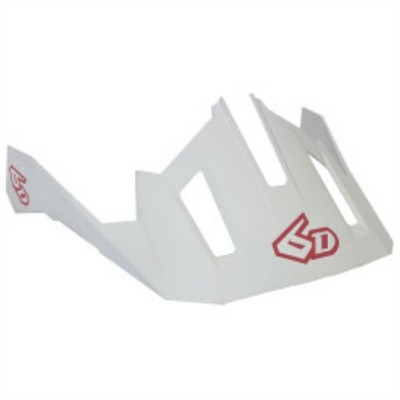 6D Helmets ATB-2T Ascent Helmet Visor-White-XS/Small