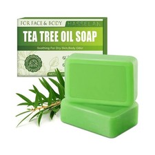 Veloma Antifungal Soap Bar Tea Tree Oil Face & Body Wash Skin Cleansing Relief