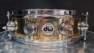 DW Collectors Polished Brass 14x4'' Zoll Snare Drum USA / Messing DRVN0414SPC