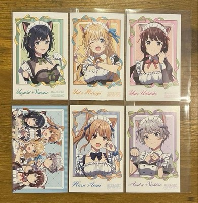 Chitose Kun Wa Ramune Bin No Naka Cat Maid Bonus Mini Photo Card Kyu Ban