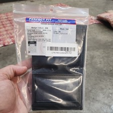 Perfect Fit 3" Eagle Top Badge Wallet Police Security Firefighter B296 S155