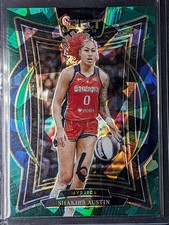 2025 Panini Select WNBA #5 Shakira Austin Green Ice Prizms
