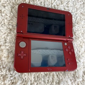 Nintendo &ldquo;New&rdquo; 3DS XL Metallic Red Handheld Console System RED-001 FOR PARTS