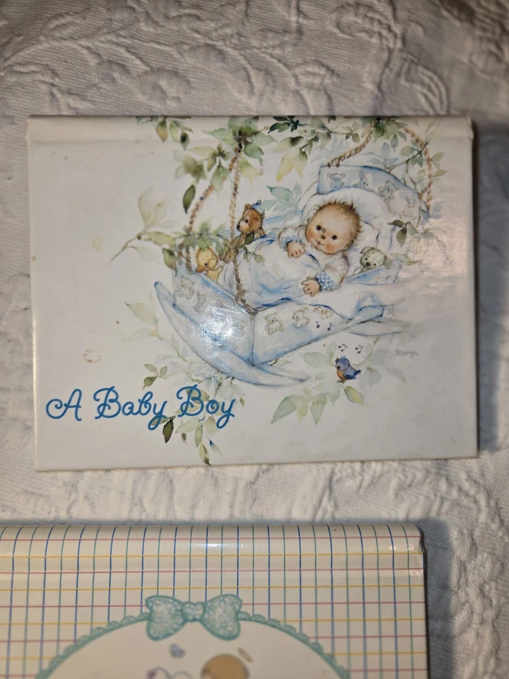 Juego de cuatro álbumes de fotos vintage fotos 4x6 sin usar. Bebé niño y recién nacido Foto 2 de 4