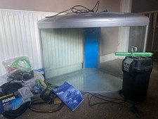 Massive Fish Tank glass with most things may need new stuff 120 L or more